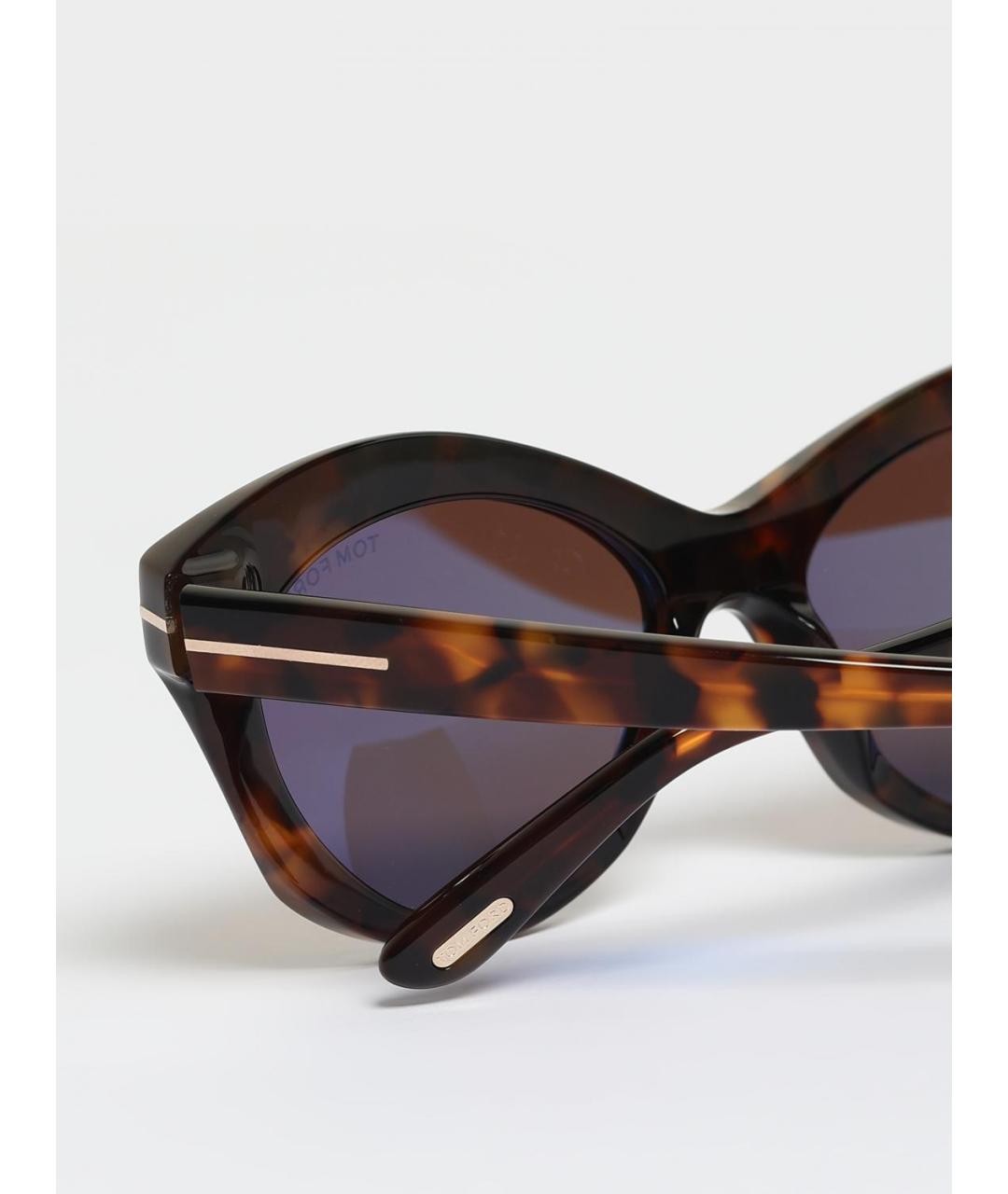 TOM FORD Коричневые солнцезащитные очки, фото 5