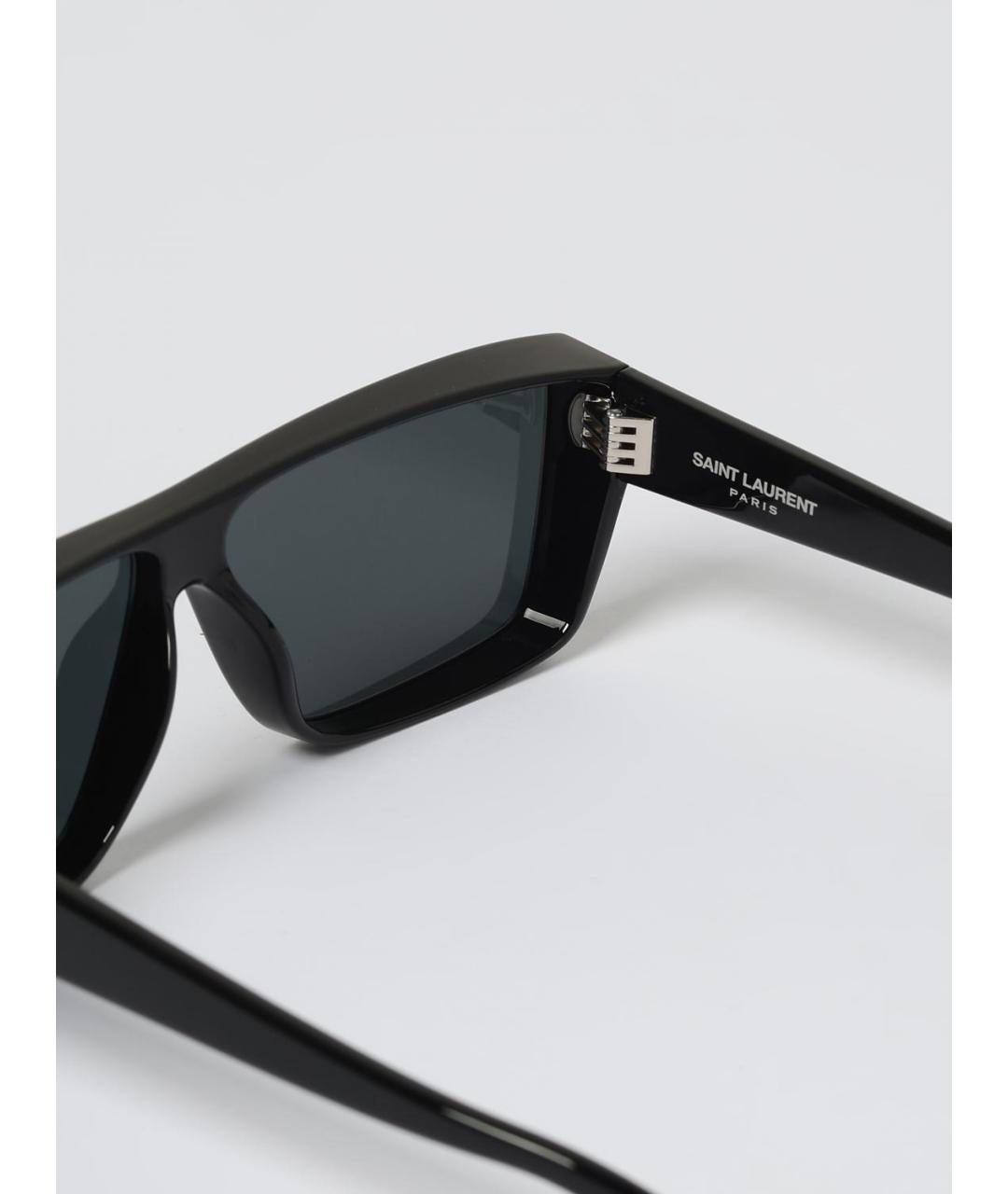 SAINT LAURENT Черные солнцезащитные очки, фото 5