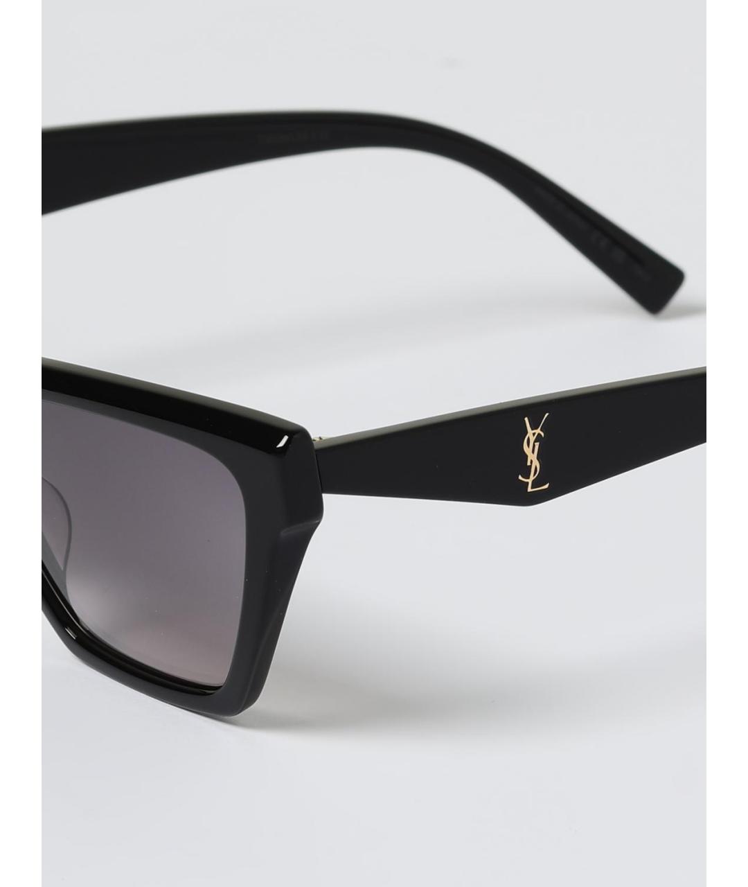 SAINT LAURENT Черные солнцезащитные очки, фото 5