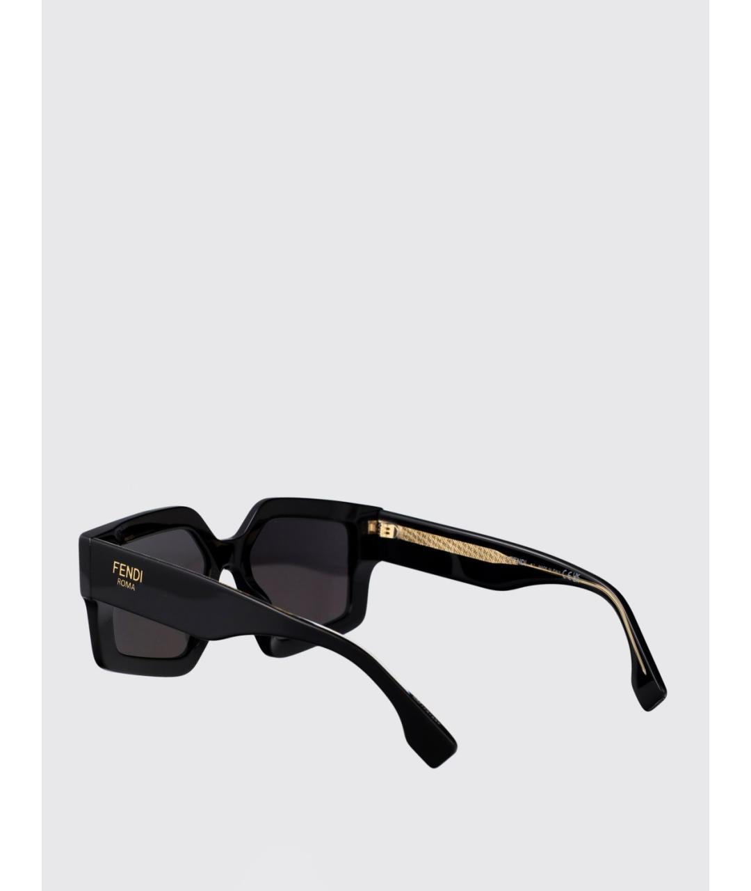 FENDI Черные солнцезащитные очки, фото 3