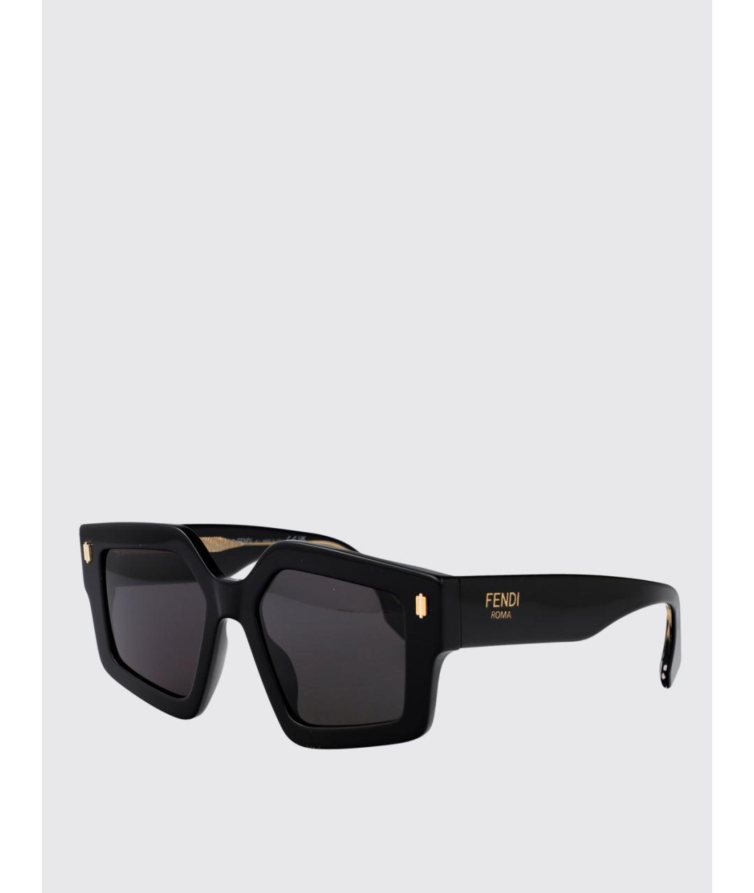 FENDI Черные солнцезащитные очки, фото 5