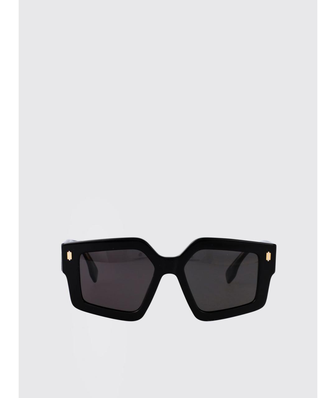 FENDI Черные солнцезащитные очки, фото 2