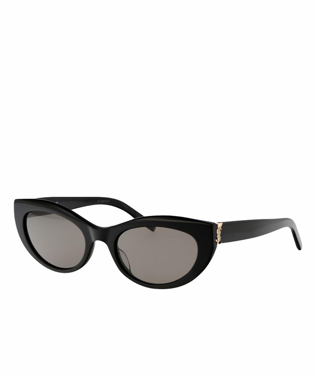 SAINT LAURENT Черные солнцезащитные очки, фото 1
