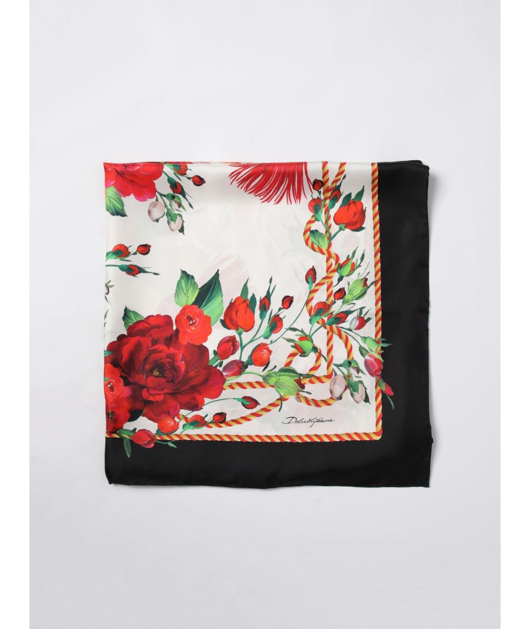 DOLCE&GABBANA Мульти шелковый платок, фото 2