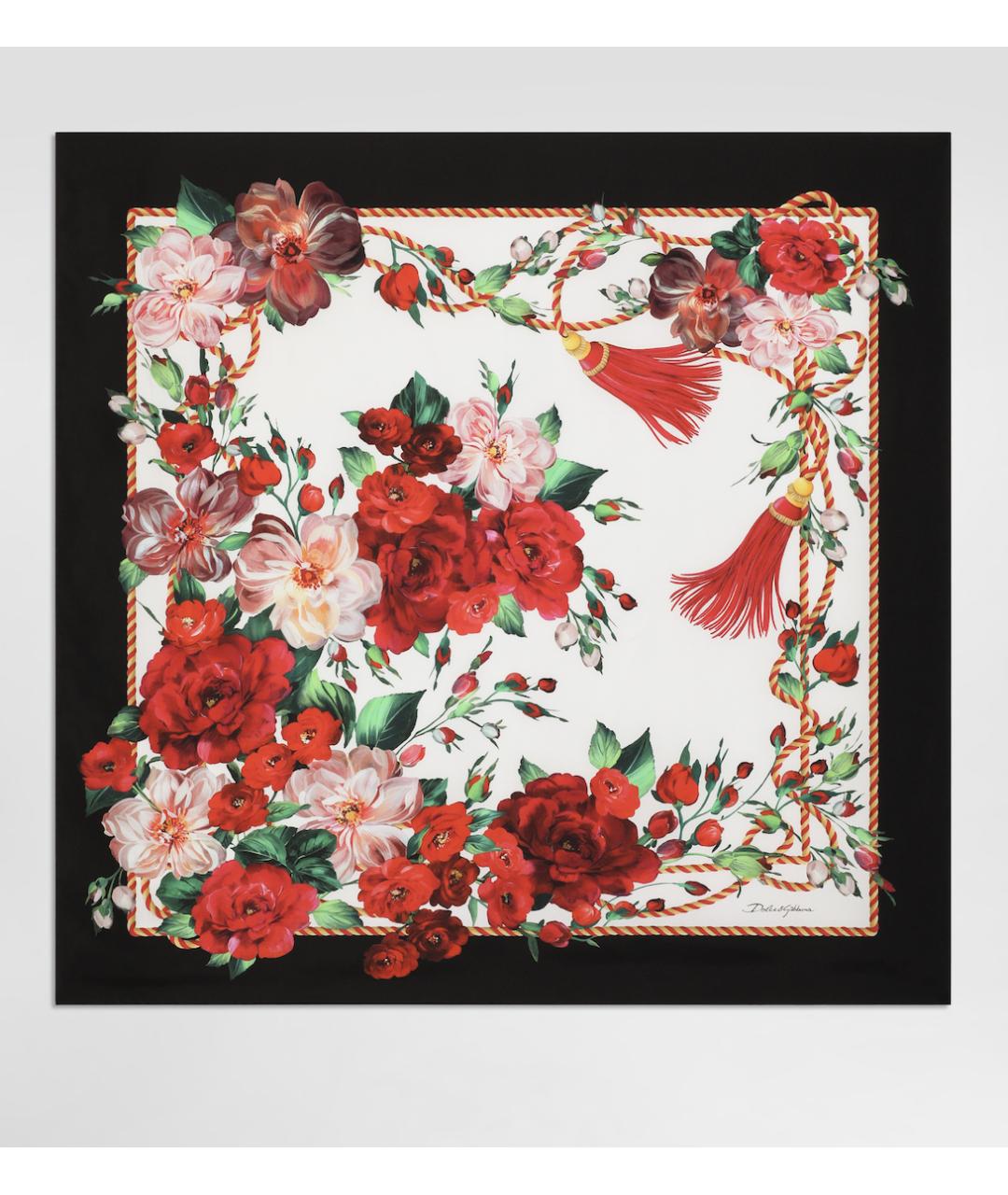 DOLCE&GABBANA Мульти шелковый платок, фото 5