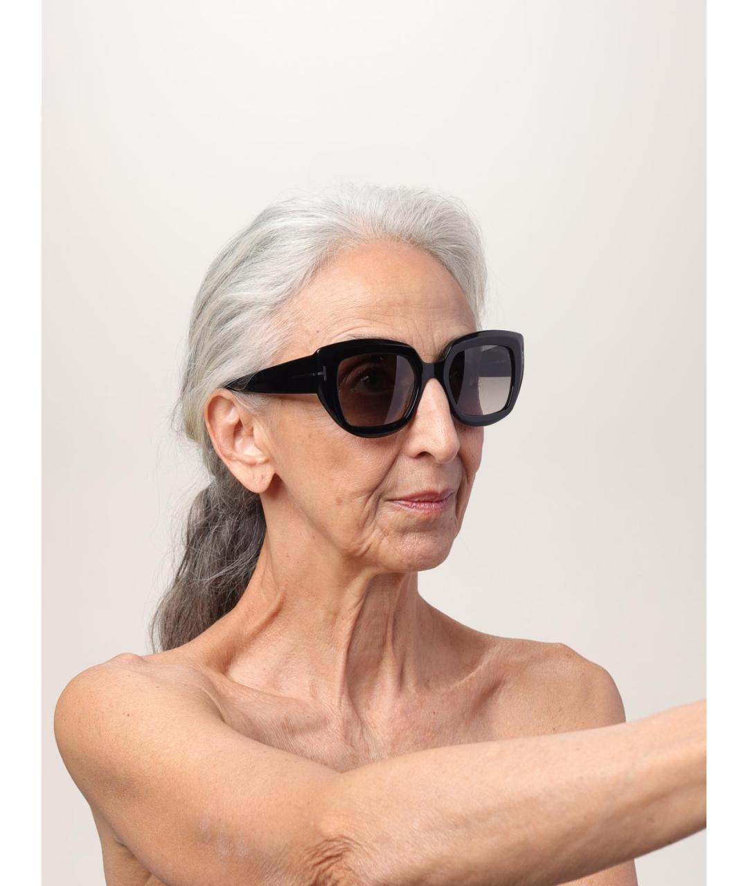 TOM FORD Черные солнцезащитные очки, фото 2