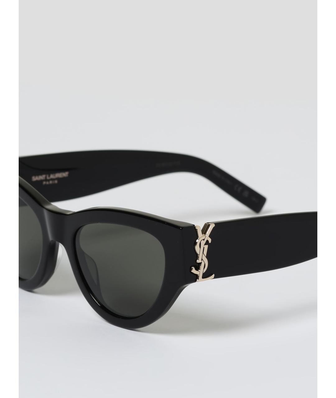 SAINT LAURENT Черные солнцезащитные очки, фото 5