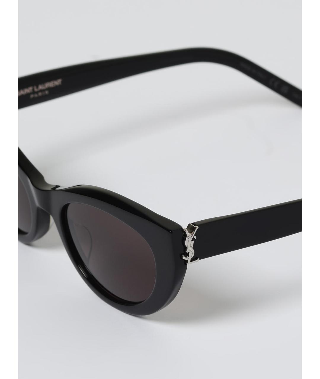 SAINT LAURENT Черные солнцезащитные очки, фото 5