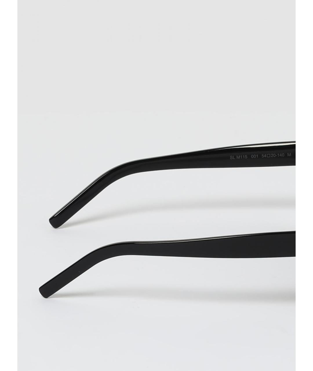 SAINT LAURENT Черные солнцезащитные очки, фото 4