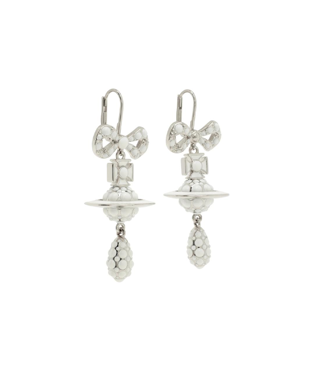VIVIENNE WESTWOOD Серебряные металлические серьги, фото 2