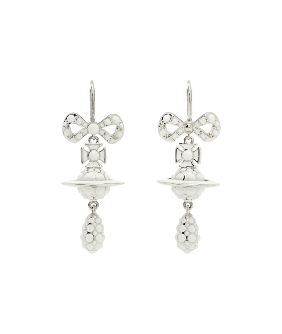 VIVIENNE WESTWOOD Серебряные металлические серьги, фото 1