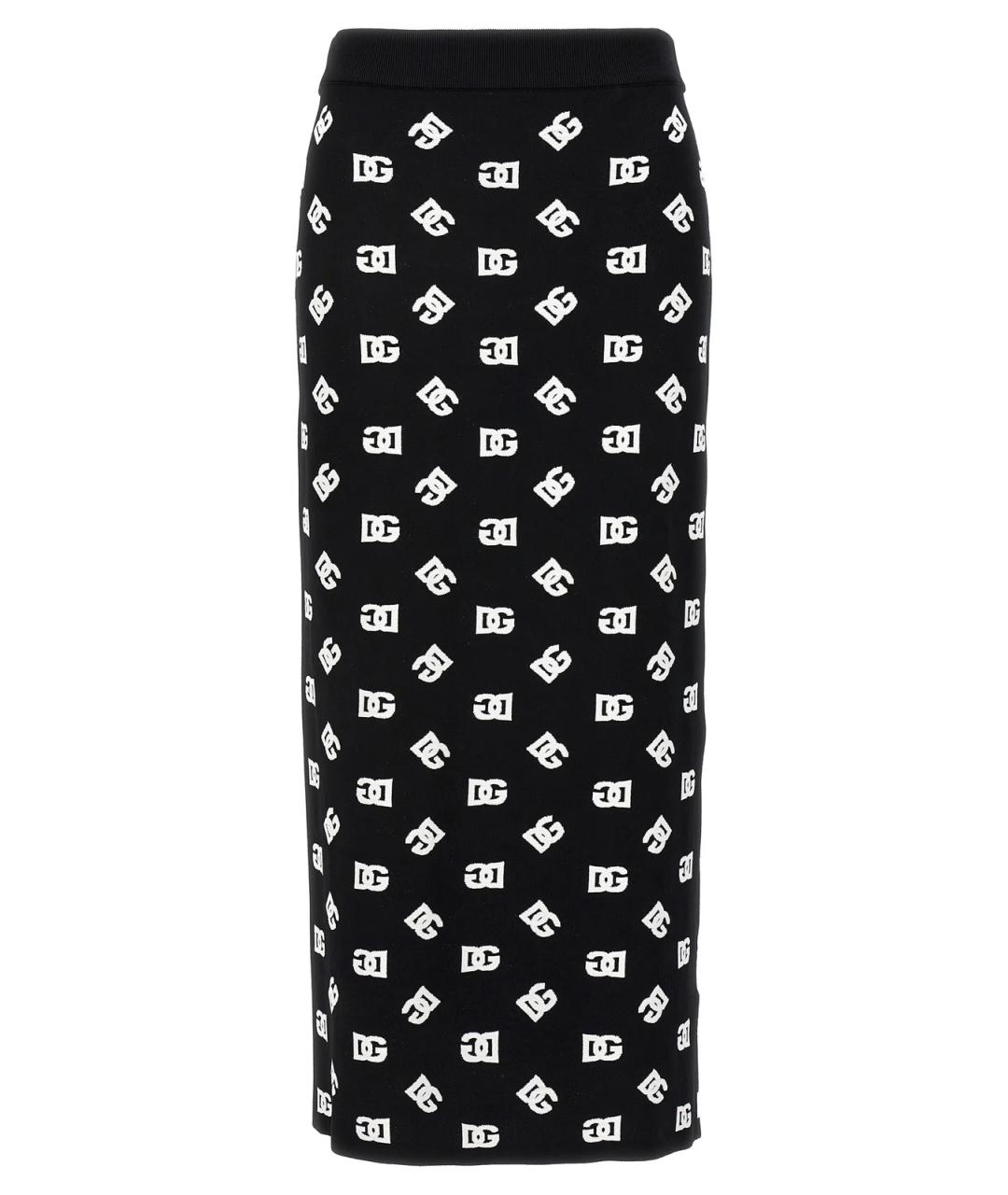 DOLCE&GABBANA Черная юбка миди, фото 1
