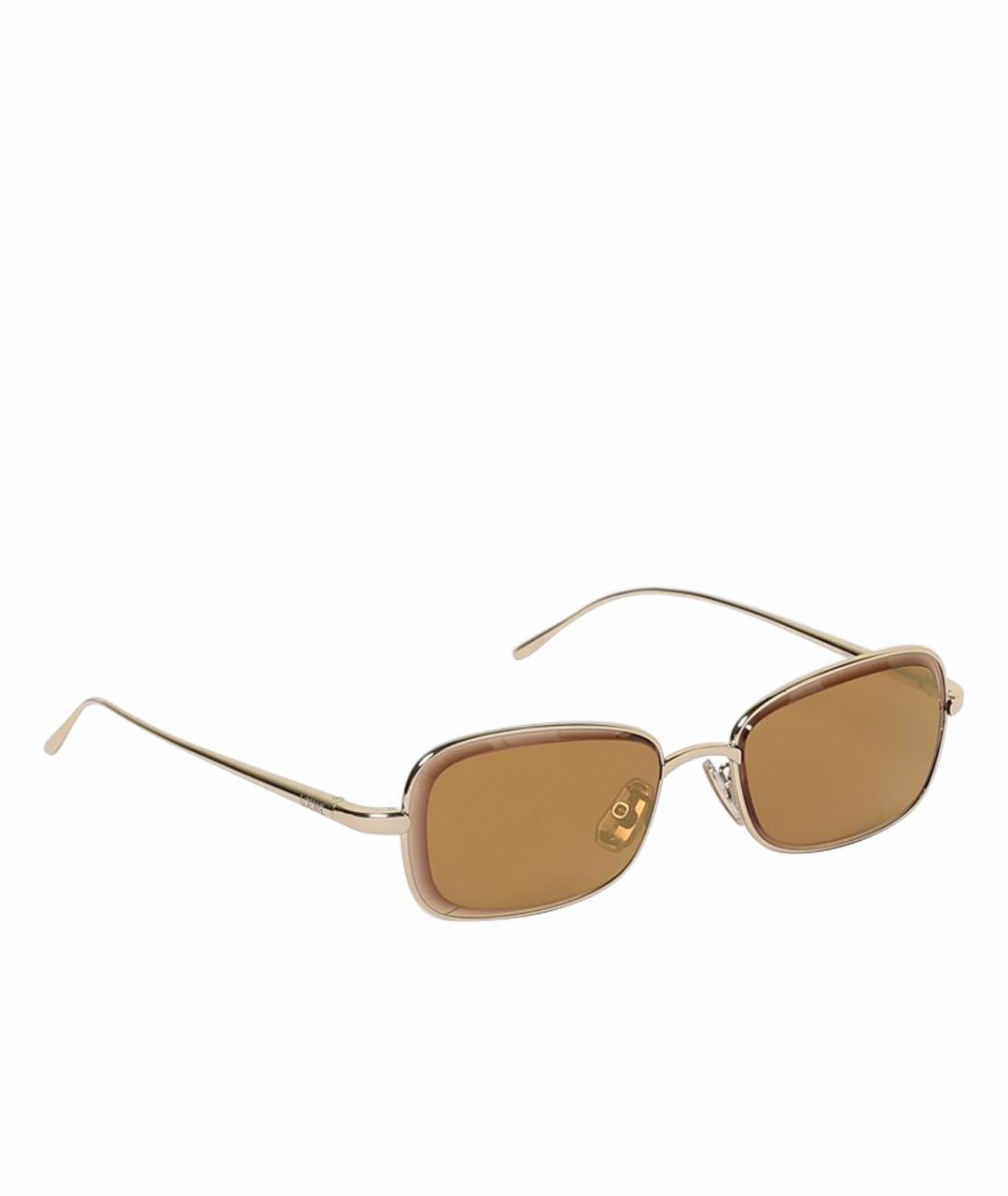 LOEWE Золотые солнцезащитные очки, фото 1