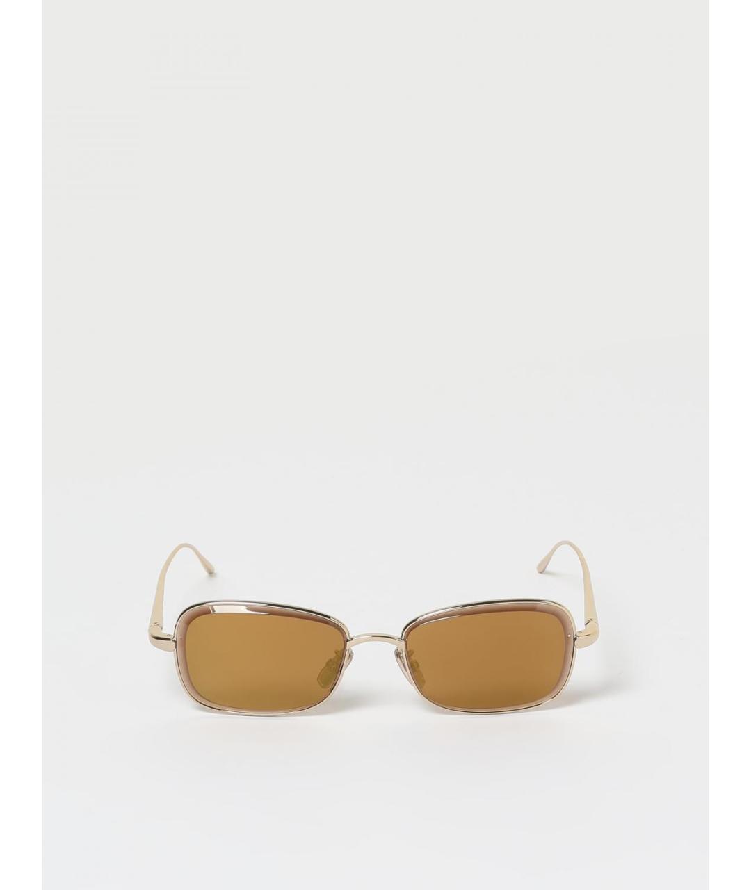 LOEWE Золотые солнцезащитные очки, фото 4