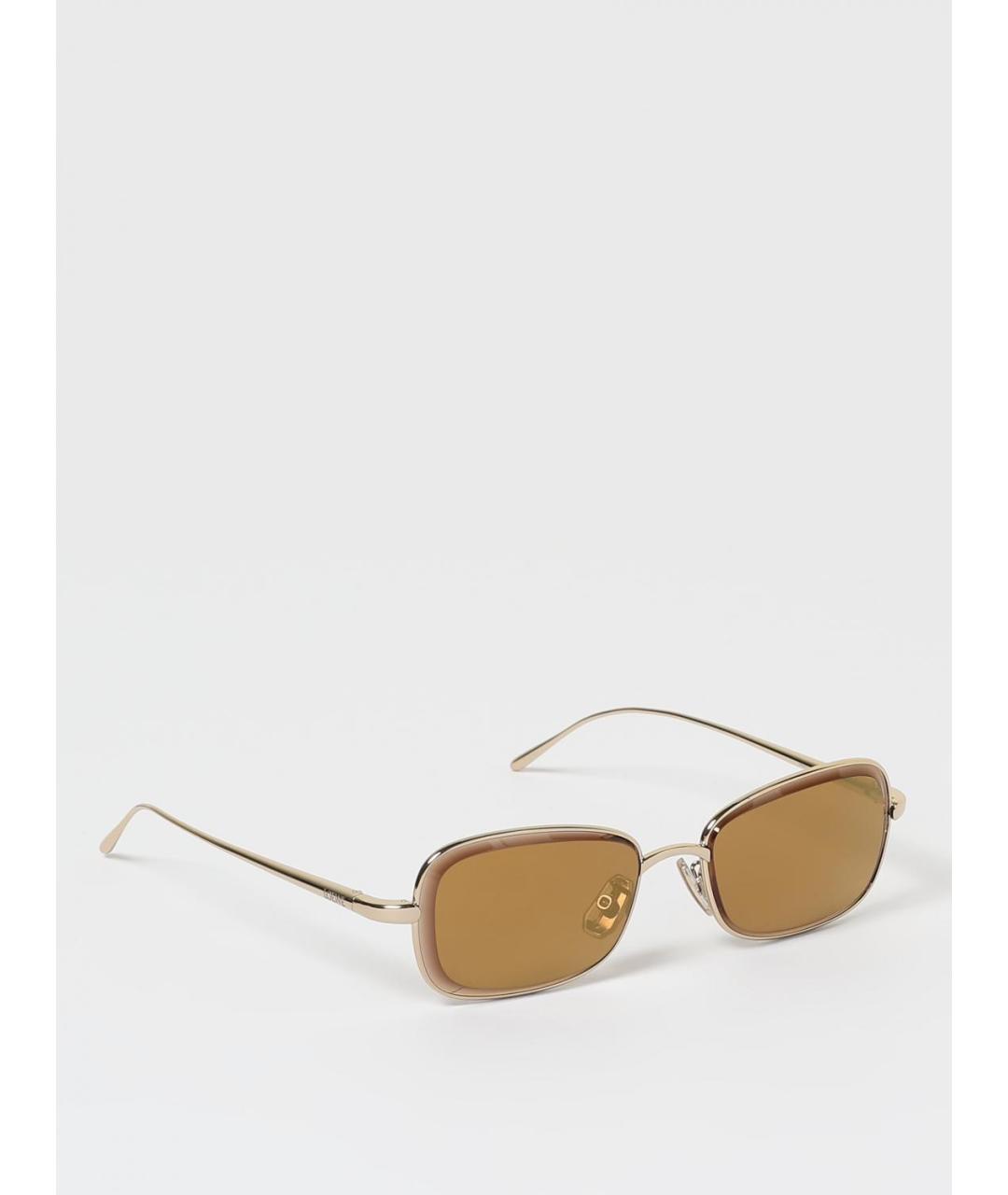 LOEWE Золотые солнцезащитные очки, фото 7