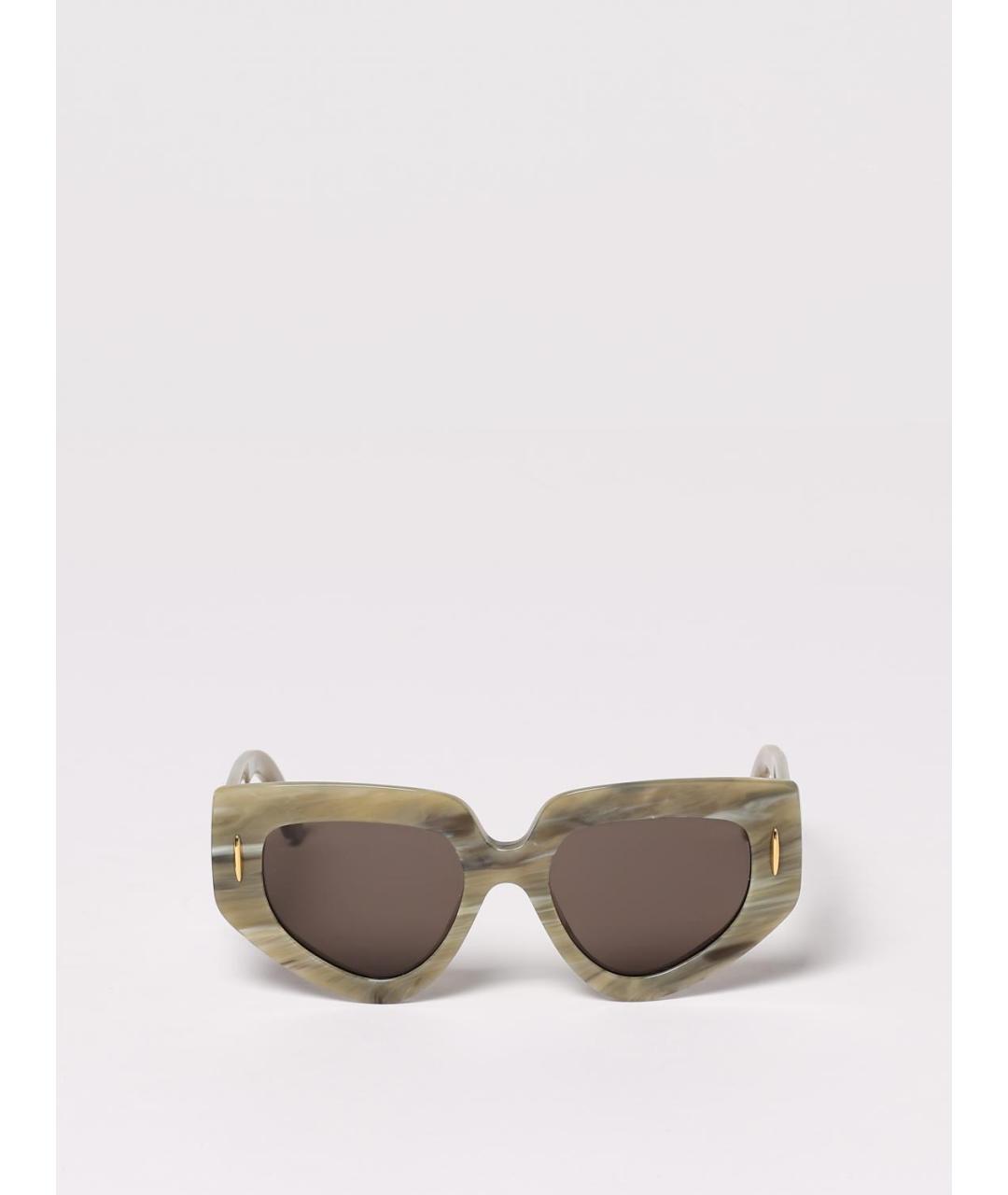 LOEWE Зеленые солнцезащитные очки, фото 3