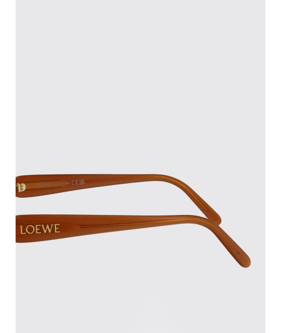 LOEWE Коричневые солнцезащитные очки, фото 4