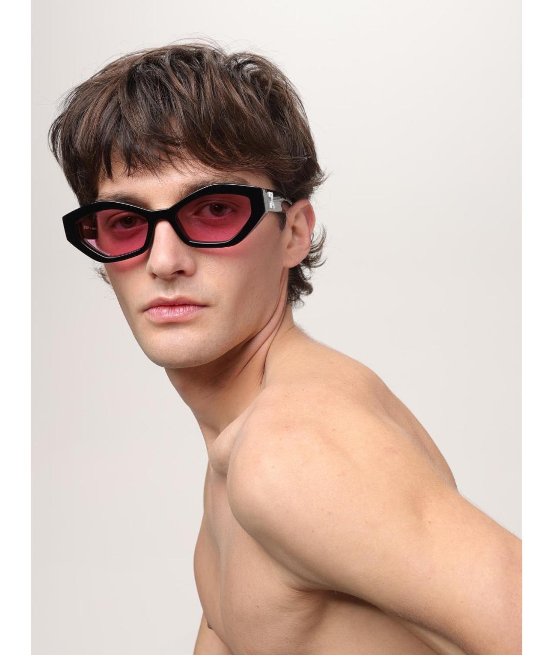 OFF-WHITE Черные солнцезащитные очки, фото 2