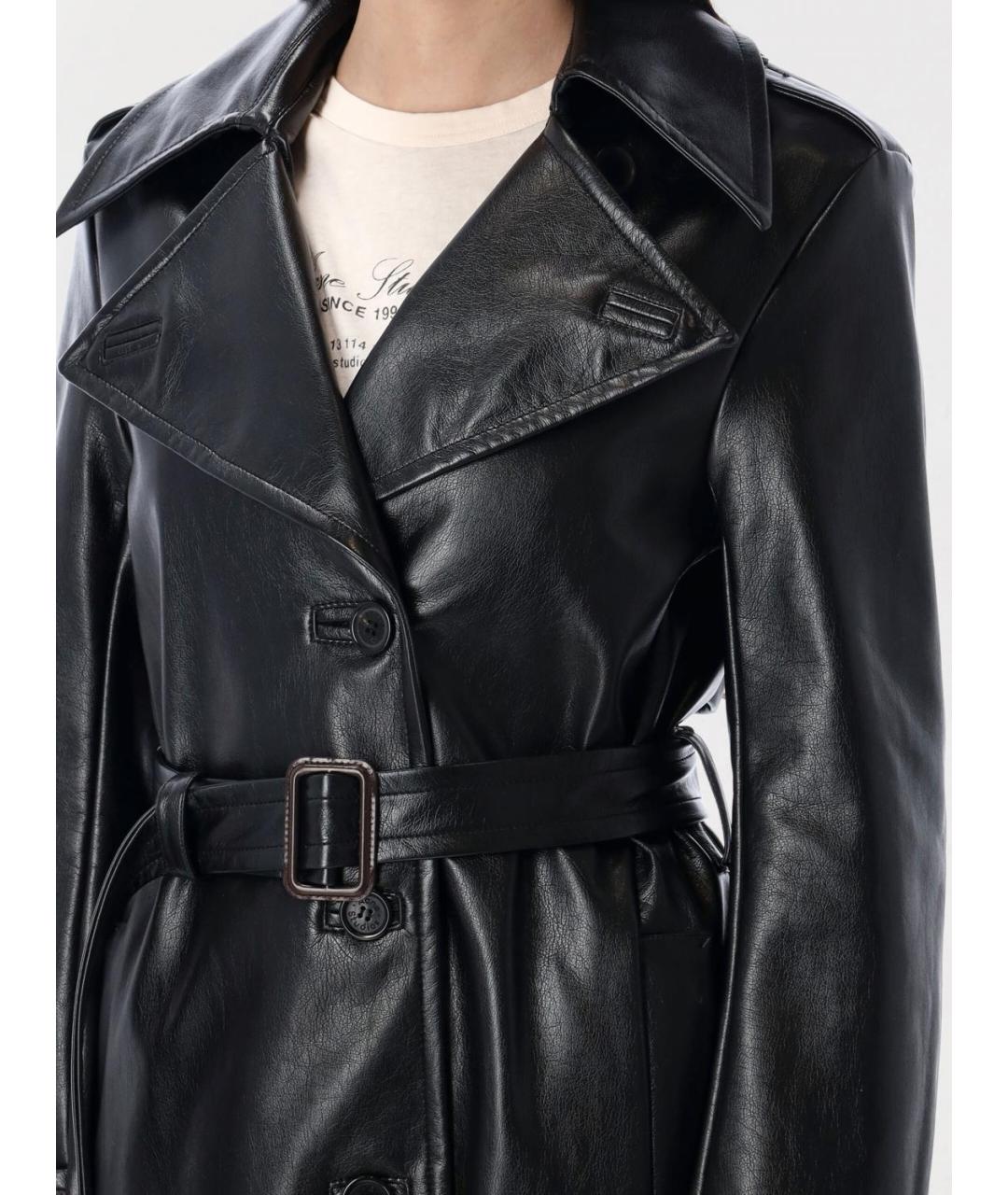 ACNE STUDIOS Черный тренч/плащ, фото 4