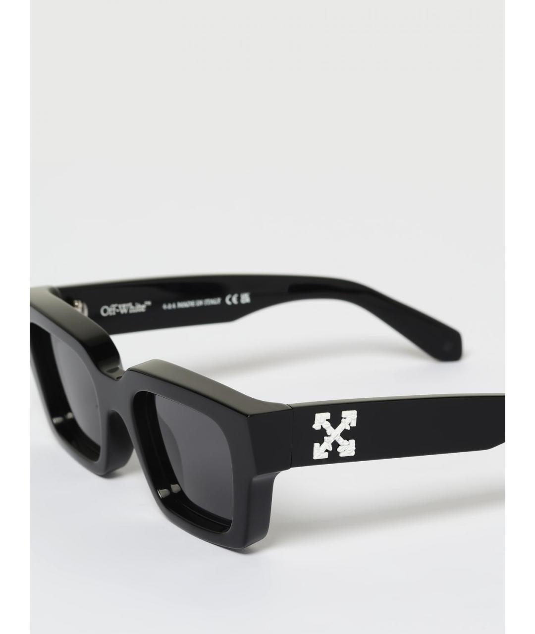 OFF-WHITE Черные солнцезащитные очки, фото 5