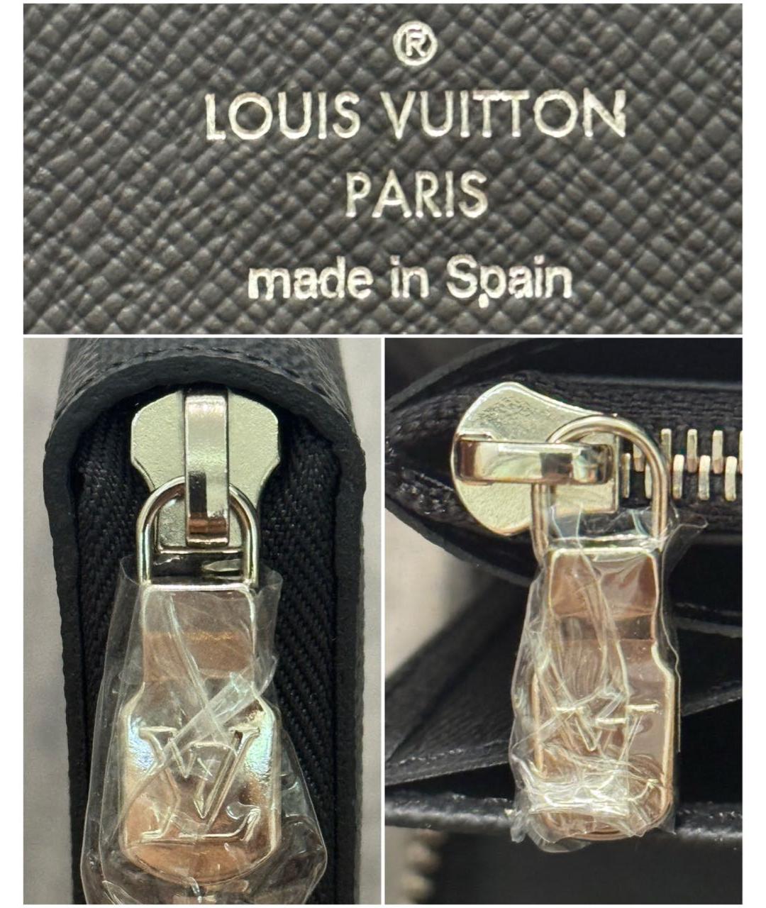 LOUIS VUITTON Черный кошелек, фото 5