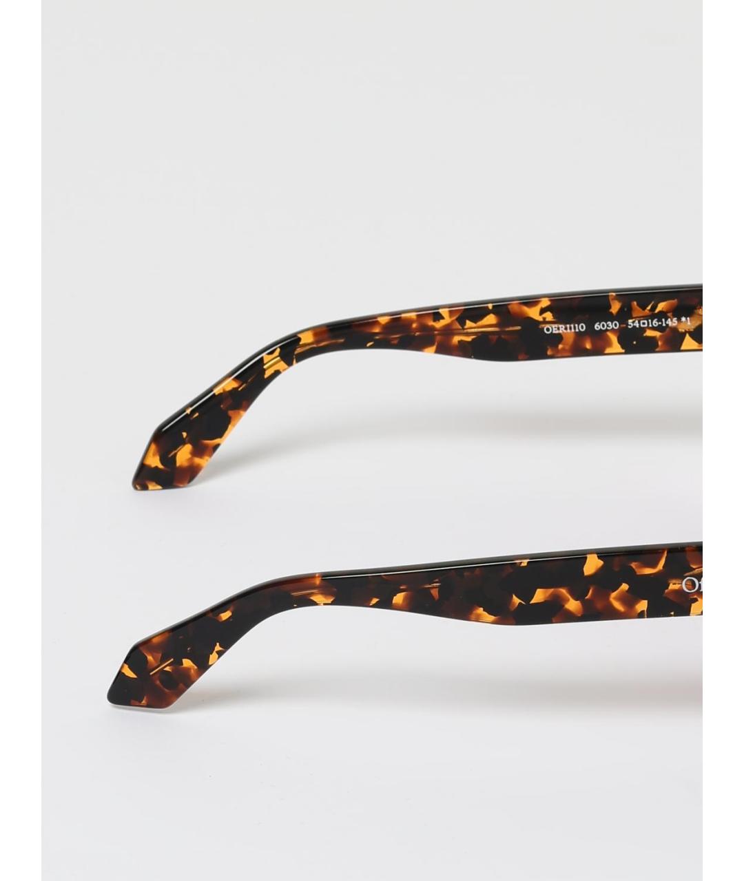 OFF-WHITE Коричневые солнцезащитные очки, фото 4