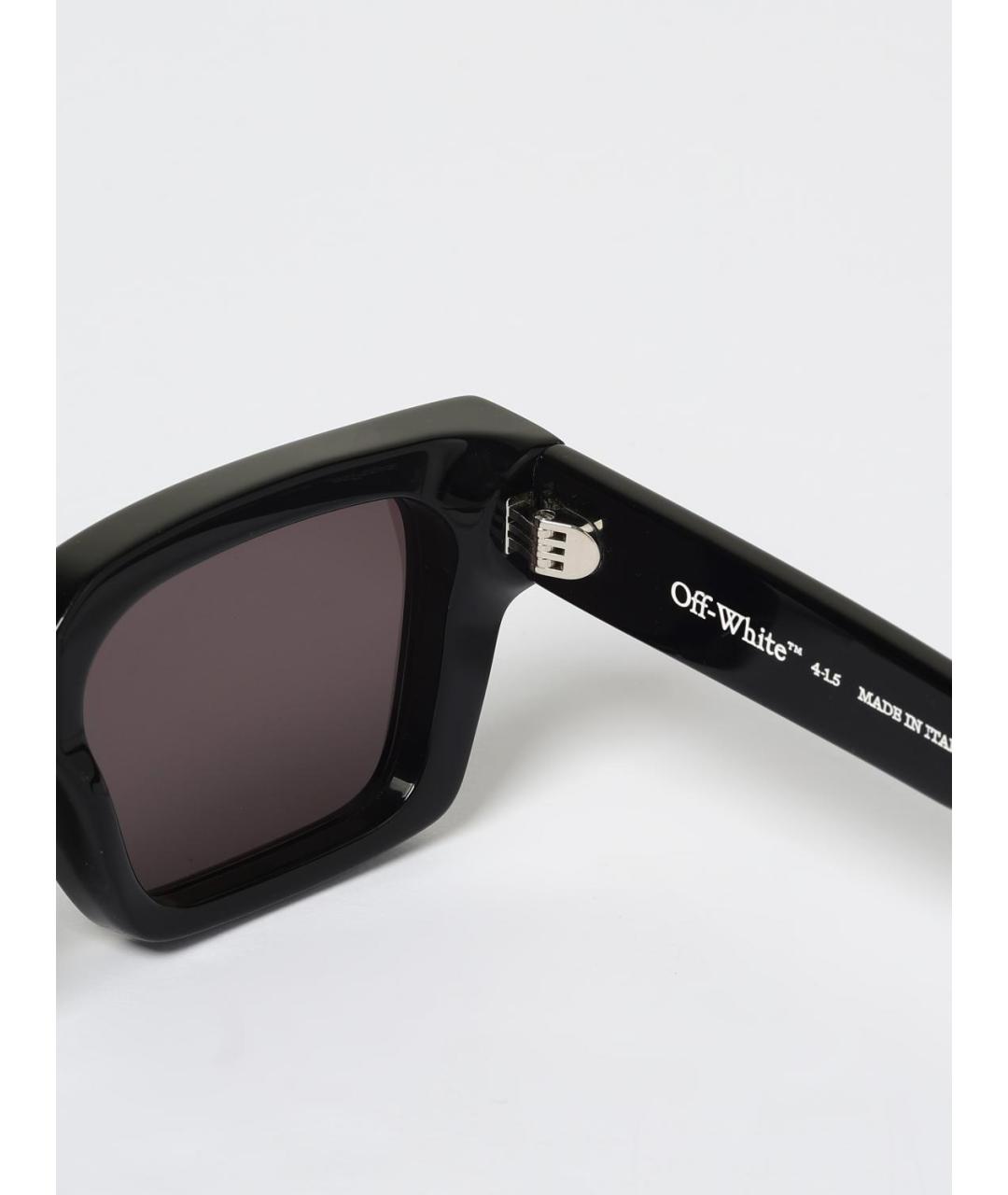 OFF-WHITE Черные солнцезащитные очки, фото 5
