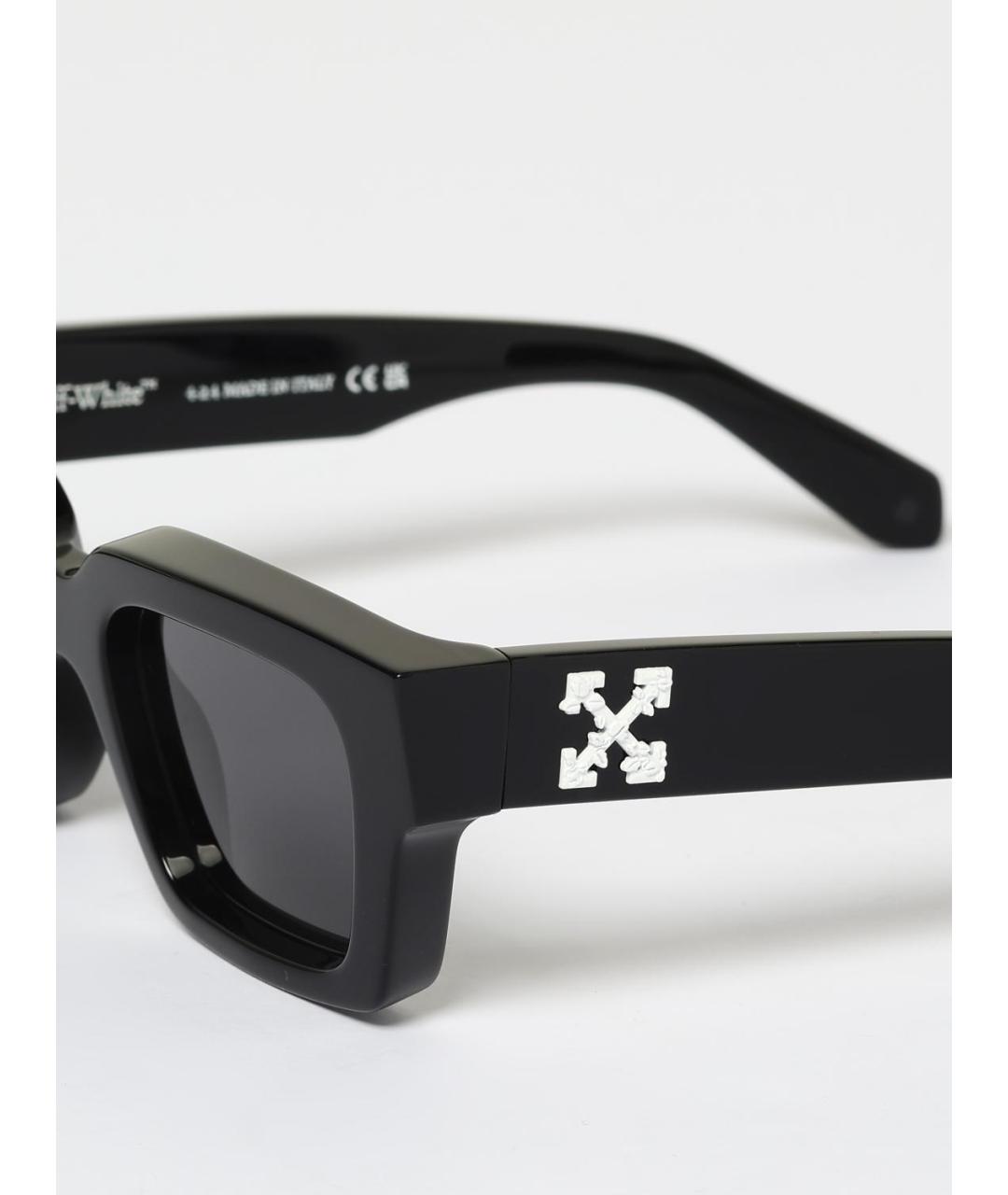 OFF-WHITE Черные солнцезащитные очки, фото 5