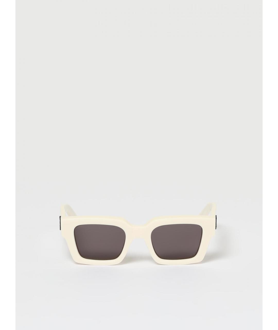 OFF-WHITE Белые солнцезащитные очки, фото 3