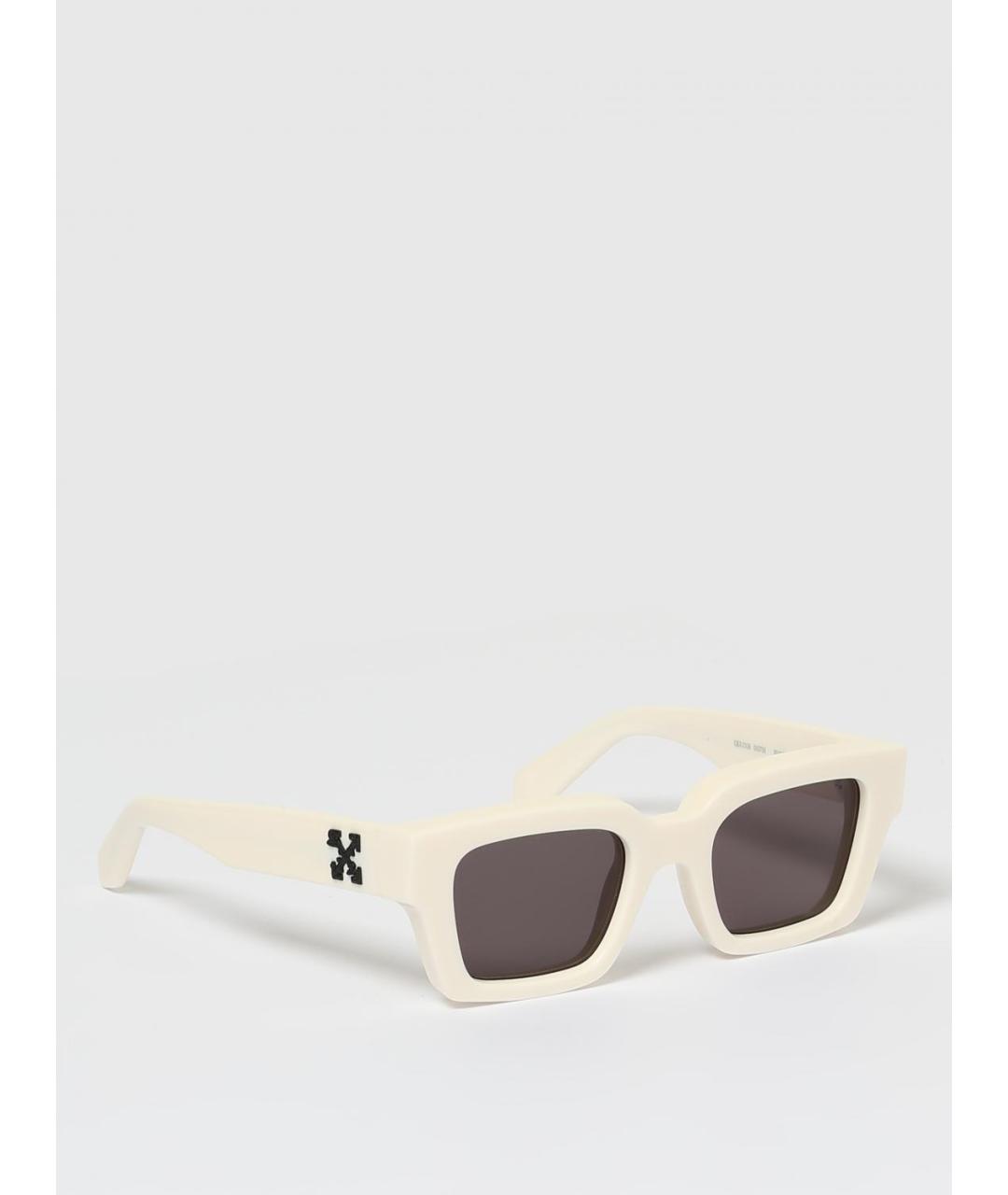OFF-WHITE Белые солнцезащитные очки, фото 6