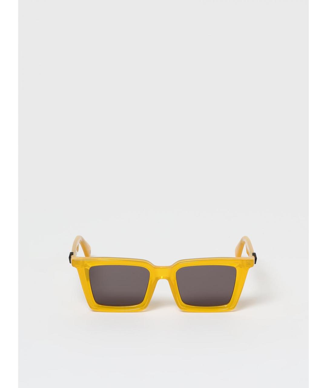 OFF-WHITE Желтые солнцезащитные очки, фото 3