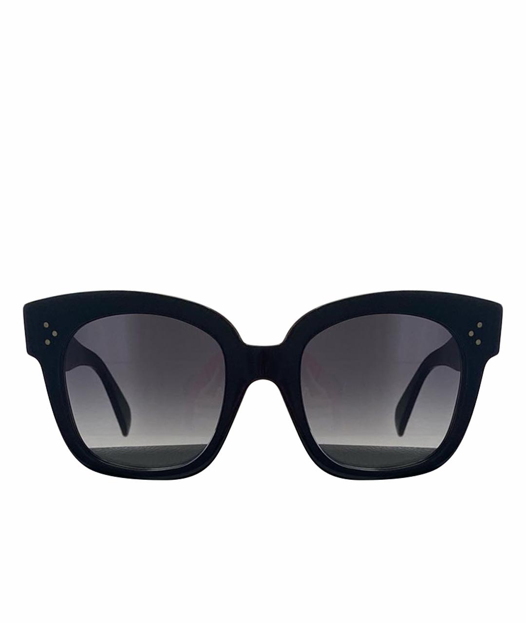 CELINE Черные пластиковые солнцезащитные очки, фото 1