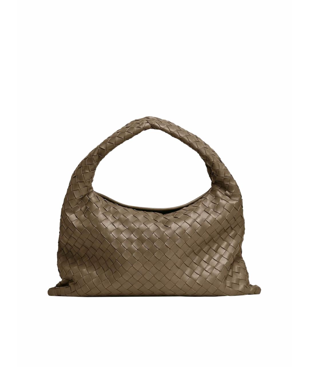 BOTTEGA VENETA Коричневая кожаная сумка через плечо, фото 1