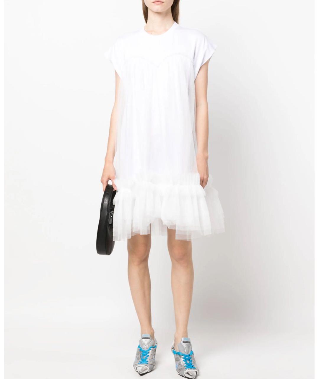 MSGM Белое коктейльное платье, фото 5