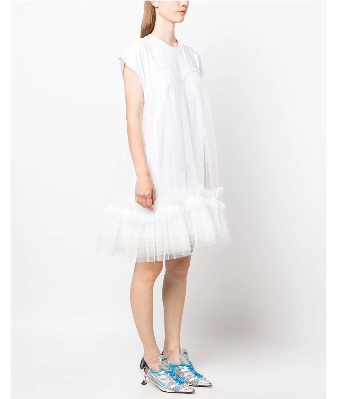 MSGM Белое коктейльное платье, фото 2