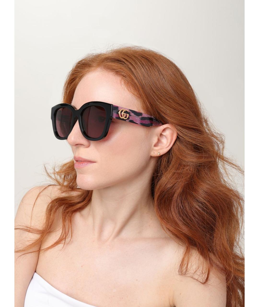 GUCCI Фиолетовые солнцезащитные очки, фото 2