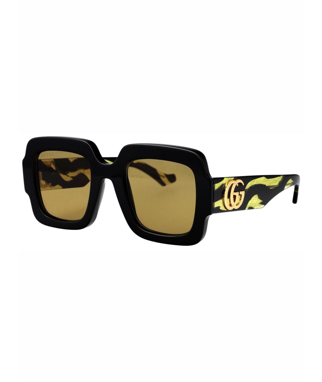 GUCCI Черные солнцезащитные очки, фото 1