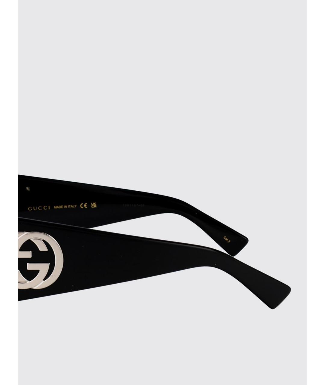 GUCCI Черные солнцезащитные очки, фото 4