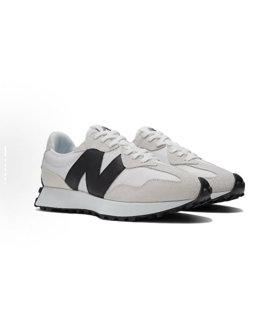 NEW BALANCE Белые текстильные низкие кроссовки / кеды, фото 4