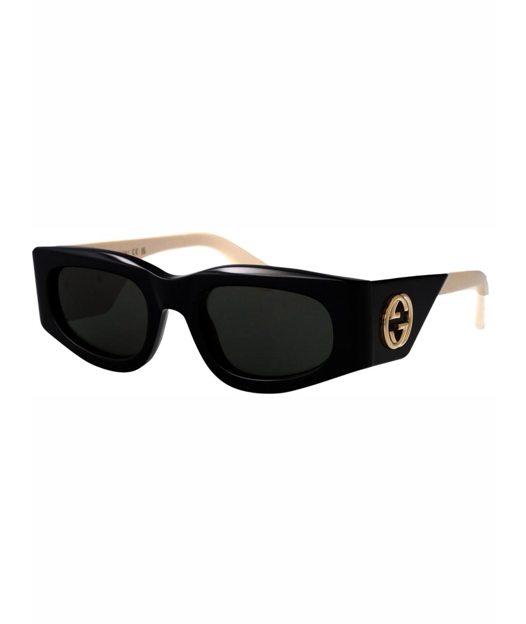 GUCCI Черные солнцезащитные очки, фото 1