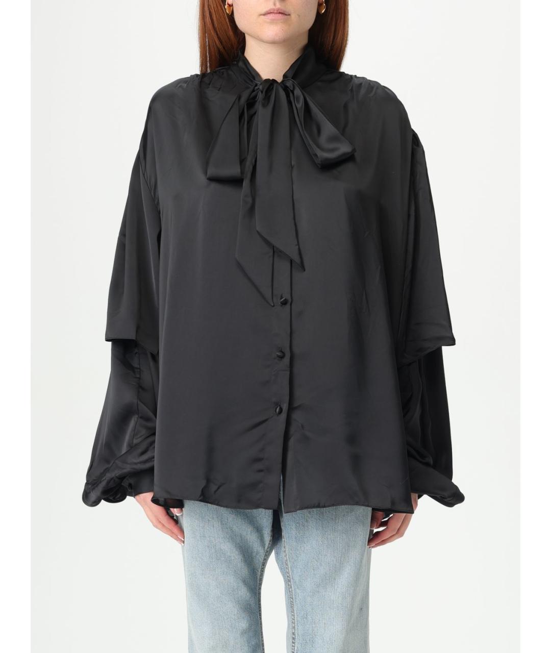 BALENCIAGA Черная блузы, фото 2