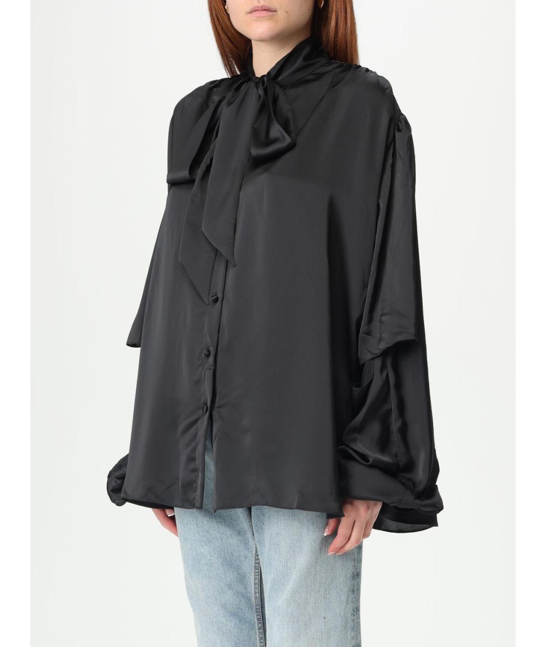 BALENCIAGA Черная блузы, фото 5