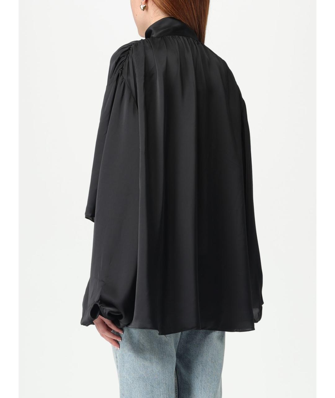 BALENCIAGA Черная блузы, фото 4