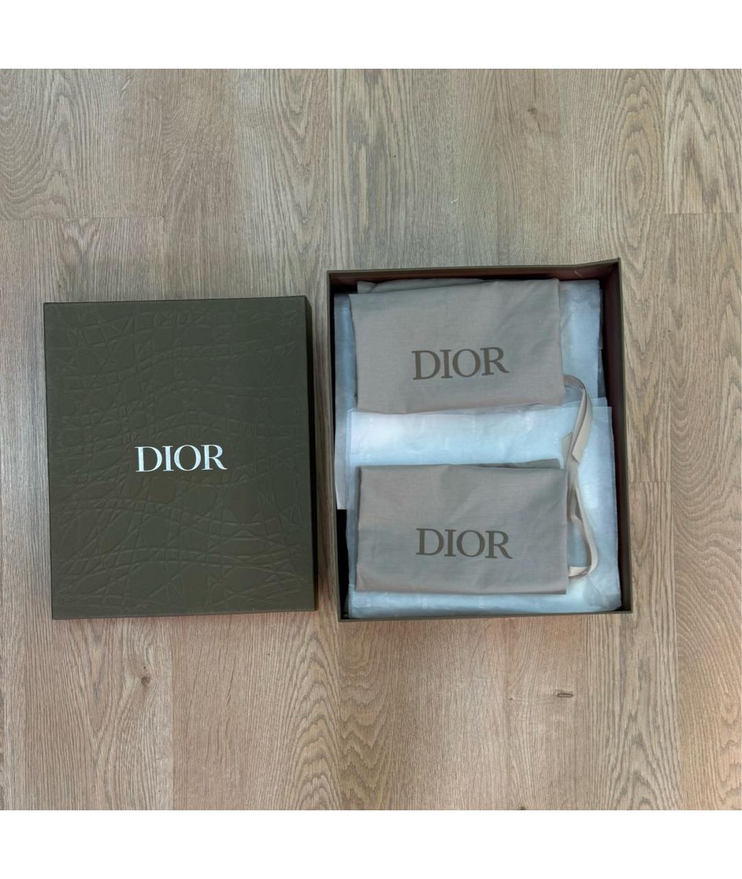 CHRISTIAN DIOR Черные резиновые сандалии, фото 5