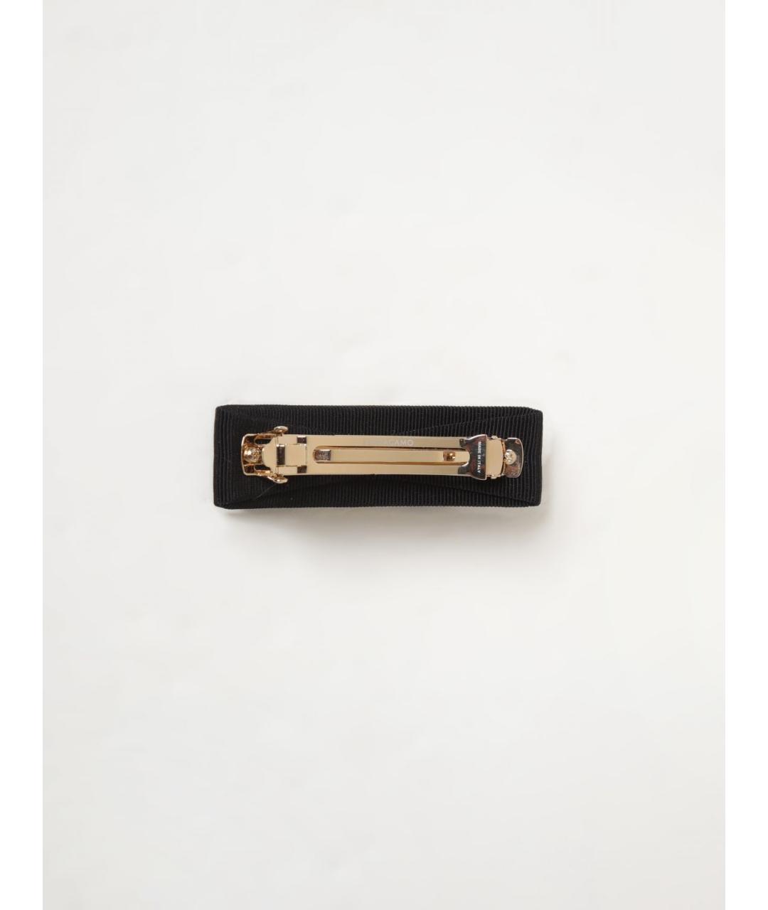 FERRAGAMO Черная заколка, фото 2
