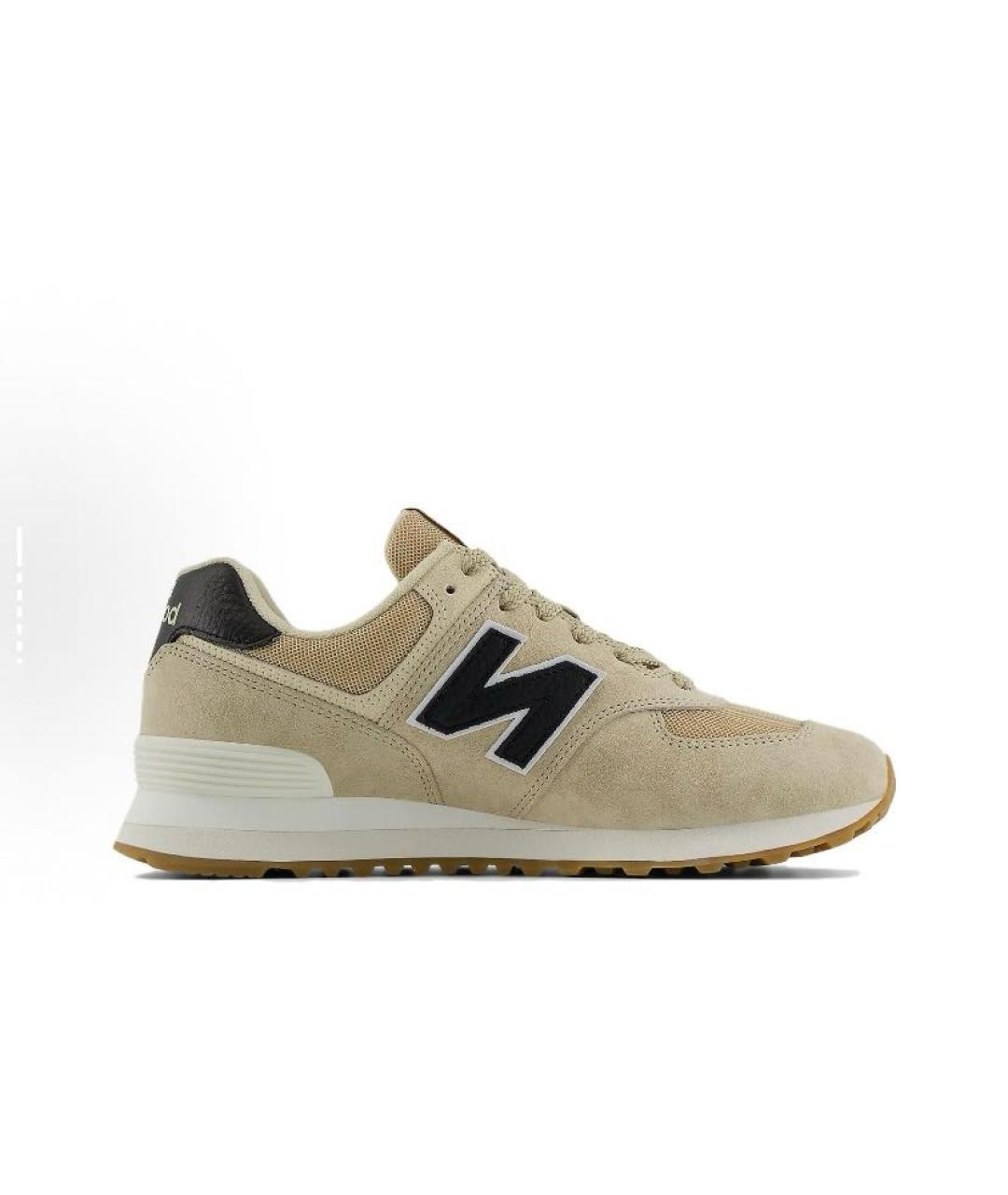 NEW BALANCE Коралловые замшевые низкие кроссовки / кеды, фото 7