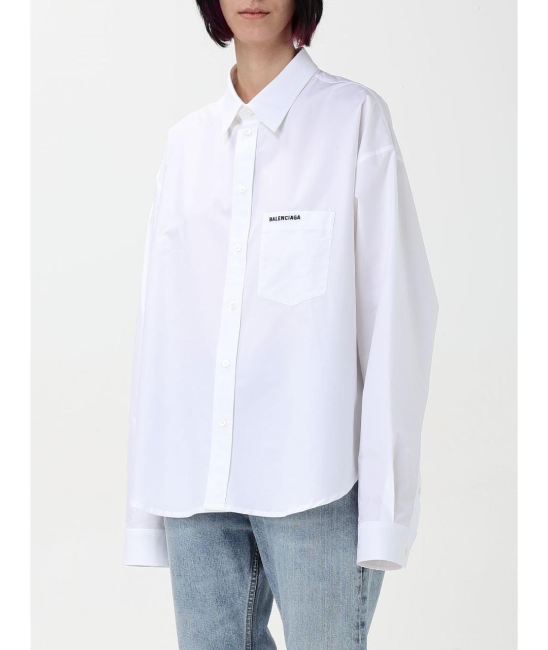 BALENCIAGA Белая рубашка, фото 5