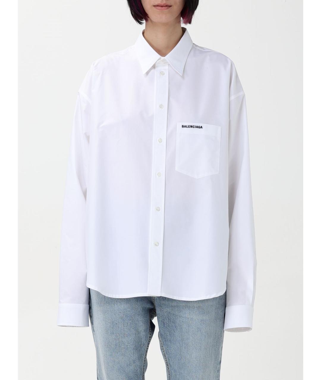 BALENCIAGA Белая рубашка, фото 2