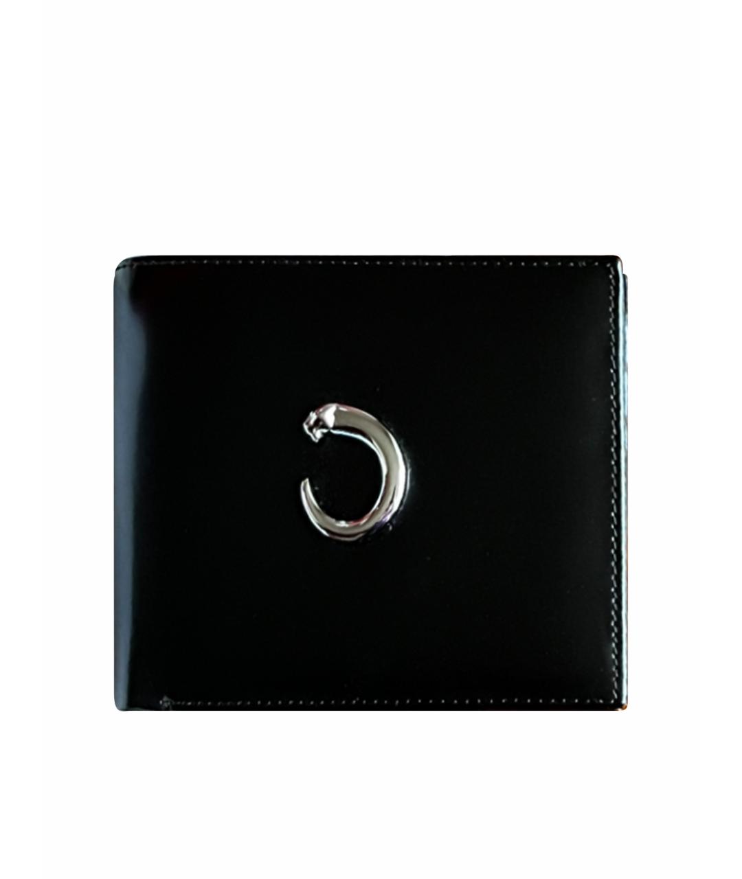 CARTIER Черный кошелек из лакированной кожи, фото 1