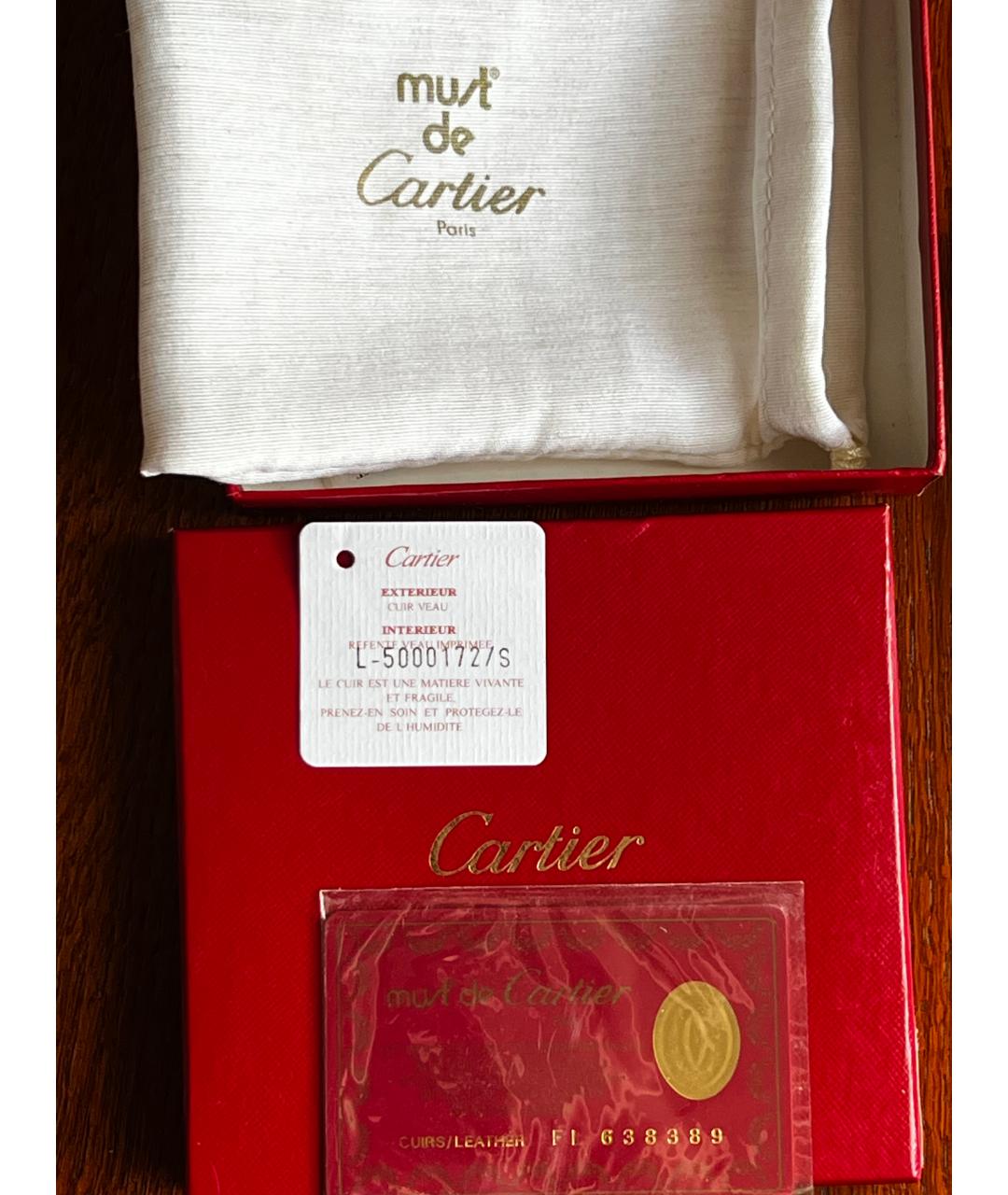 CARTIER Черный кошелек из лакированной кожи, фото 3